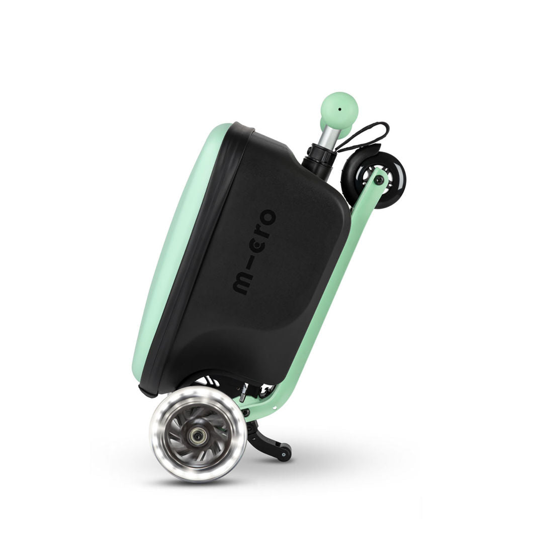 Micro Resväska med kickboard, Junior Trolley 13L - Mint