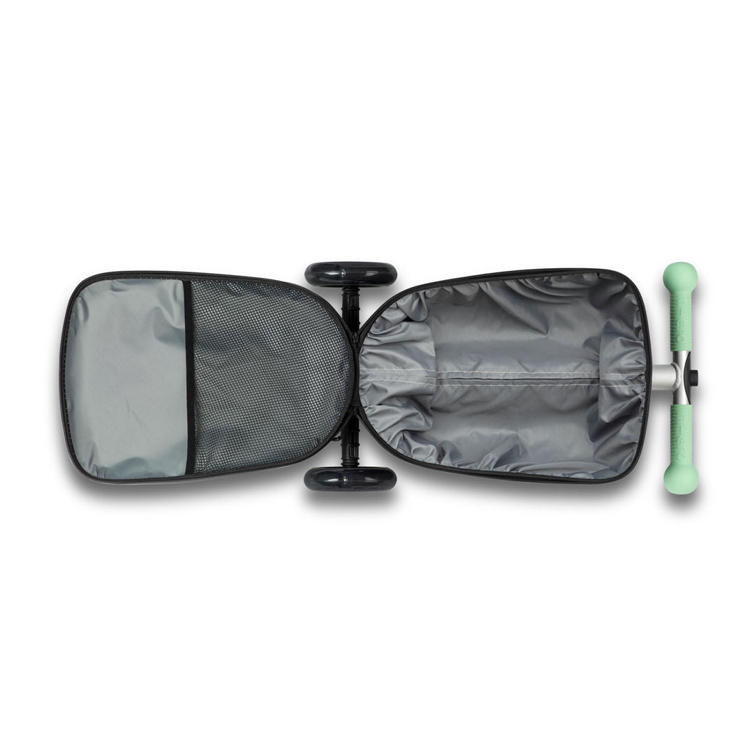 Micro Resväska med kickboard, Junior Trolley 13L - Mint