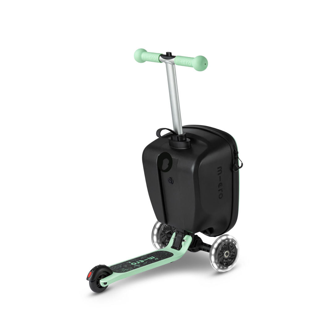 Micro Resväska med kickboard, Junior Trolley 13L - Mint