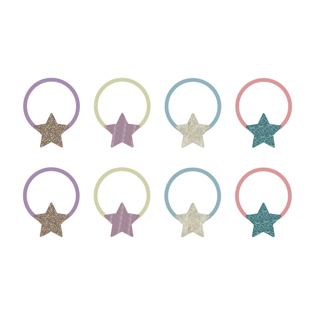 Mimi &amp; Lula - 8 hårelastikker - Mini Stellina My Little Unicorn
