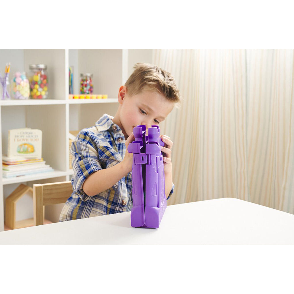 Kinetic Sand, Sandslot vikbar låda - Lime green