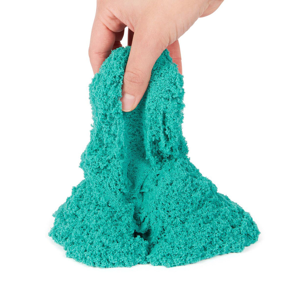Kinetic Sand, Sandslot vikbar låda - Lime green