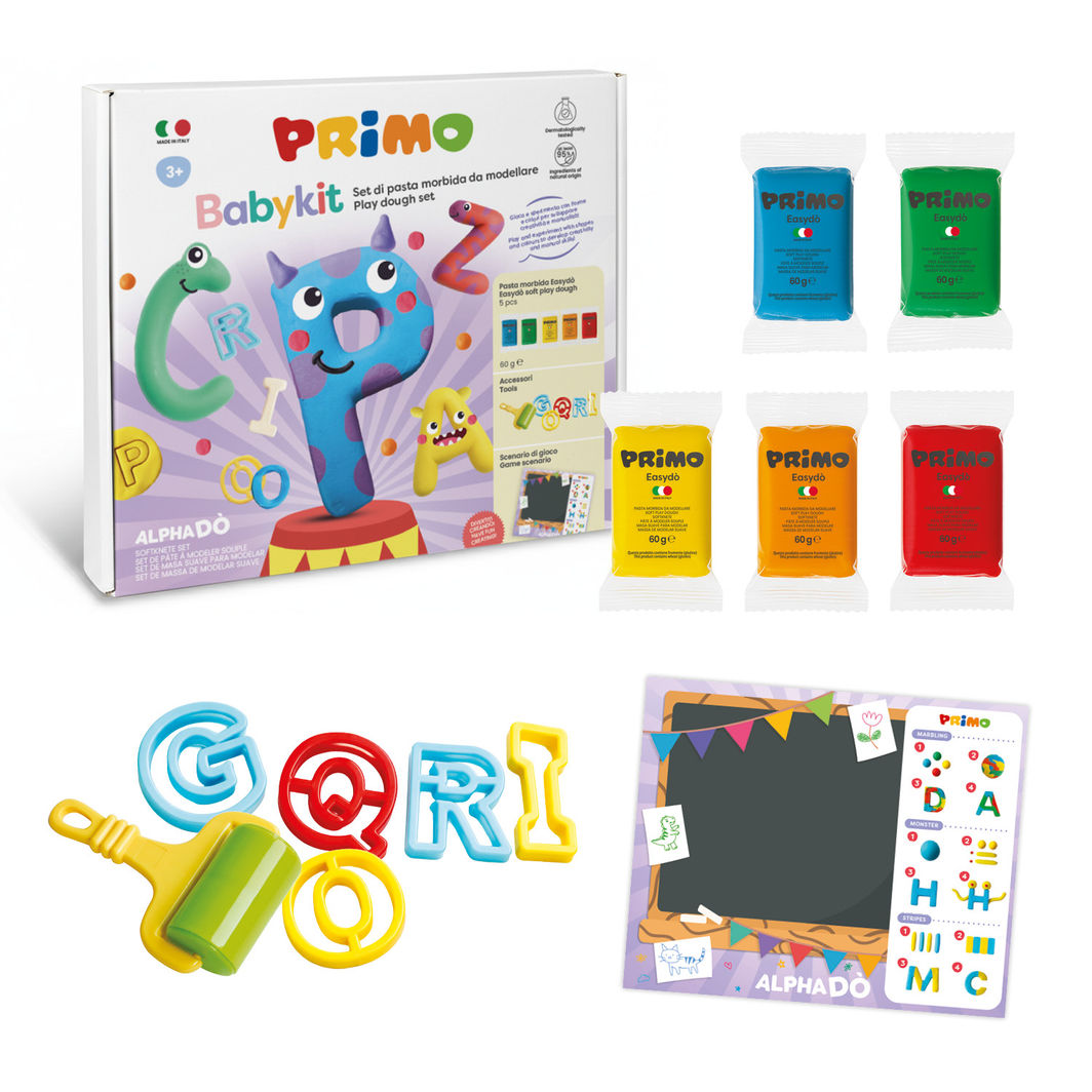 Primo Modellervoks set 60g - Alfabet
