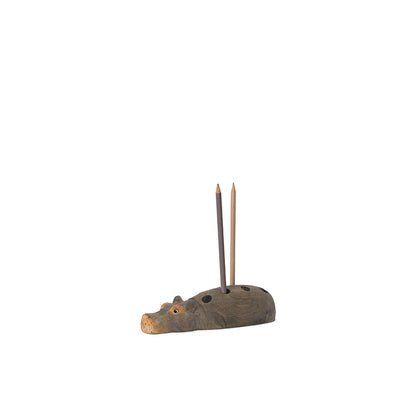 ferm Living, Pennhållare, Hippo Pencil Holder – Handgjord