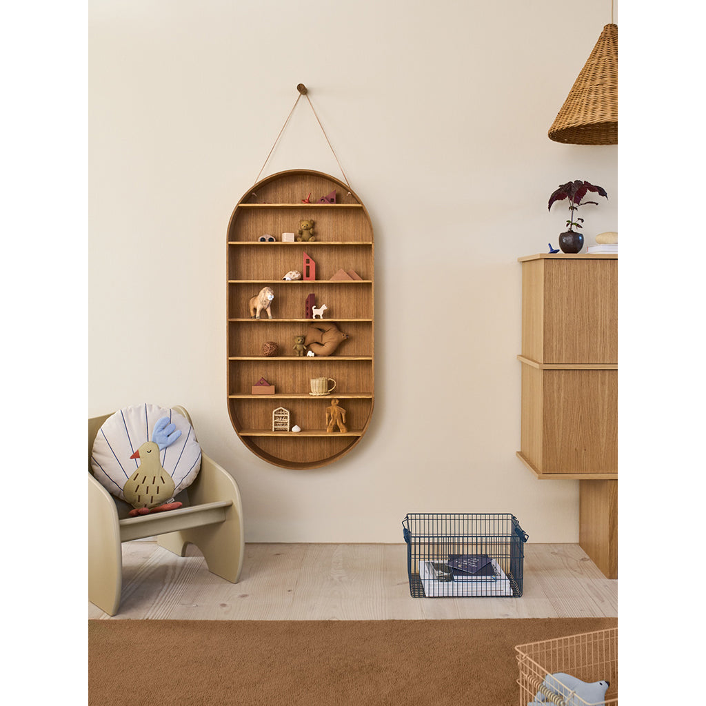 ferm Living Hylla, Oval Dorm - Oljad ek