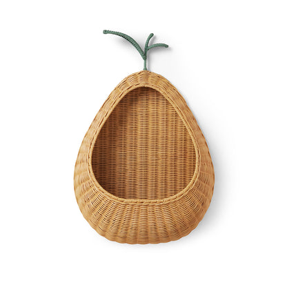 ferm Living Väggkorg, Pear Braided - Natural