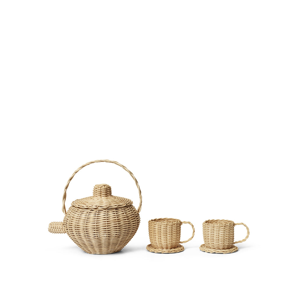 ferm Living Rattan Teset