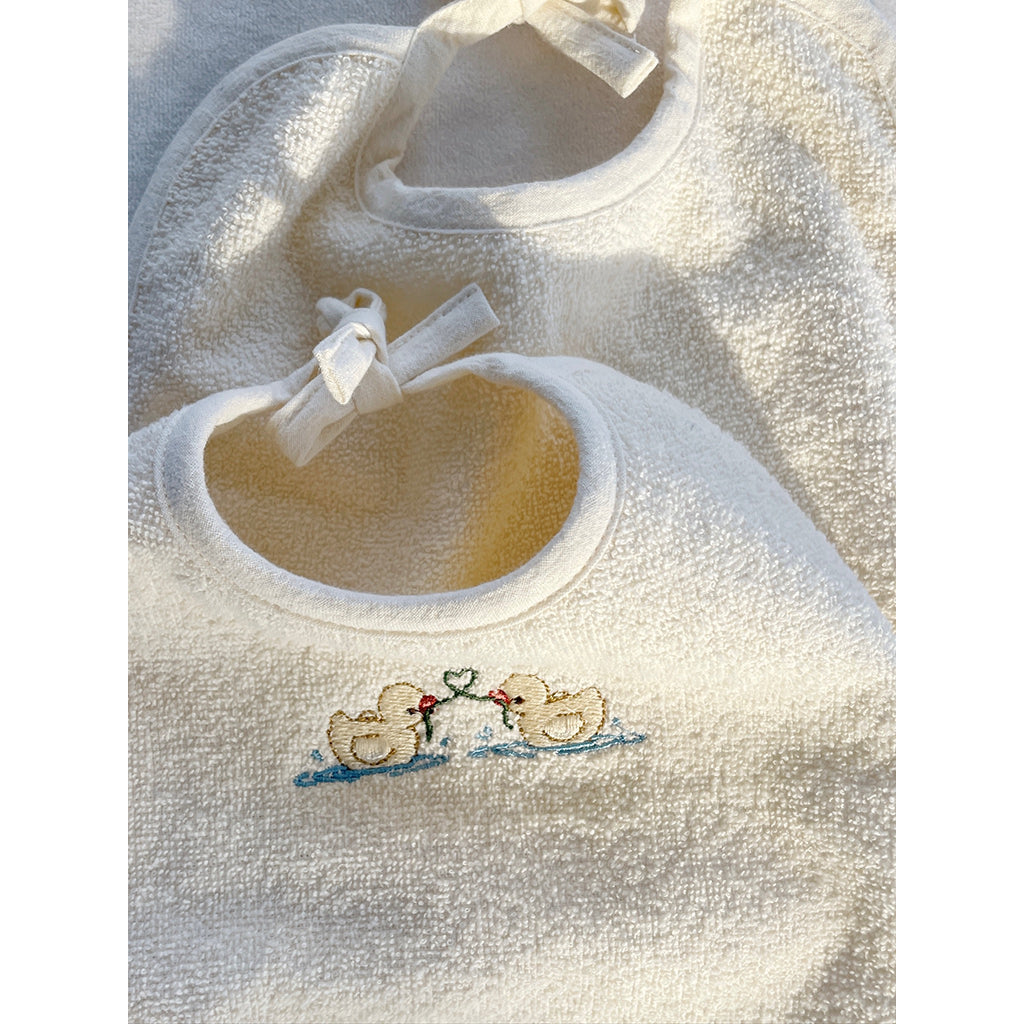 Fanga Fontana Fio Terry haklapp, GOTS, 2-pack - Antique white