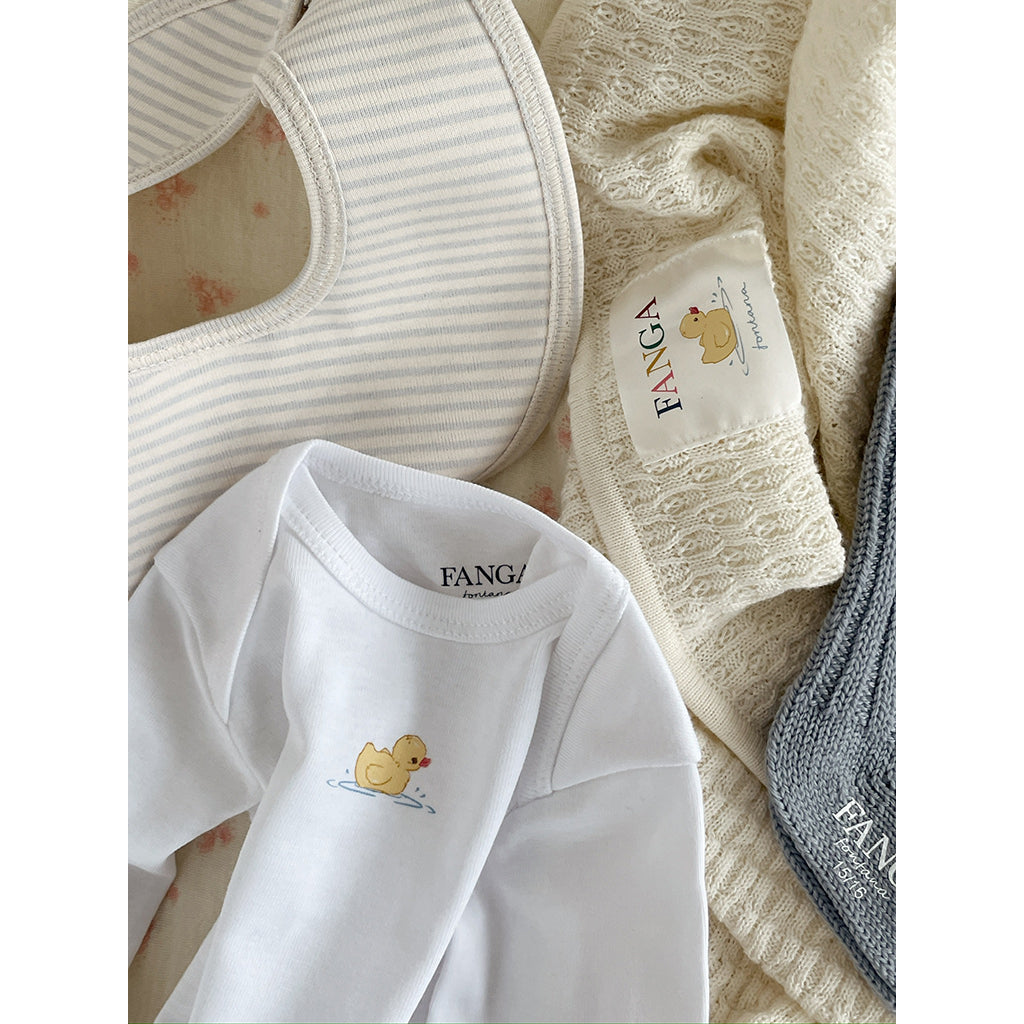 Fanga Fontana babyfilt, Venti Pointelle, GOTS - Antikvit