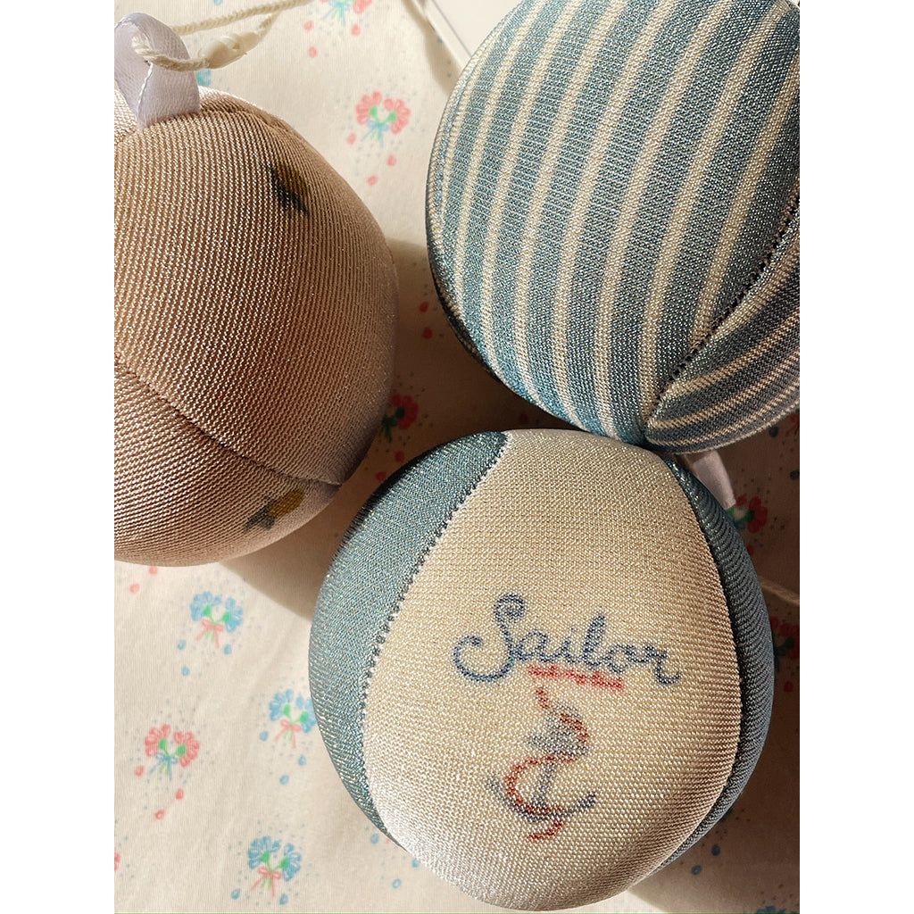 Konges Sløjd Neopren strandboll, 3-pack - Lemon