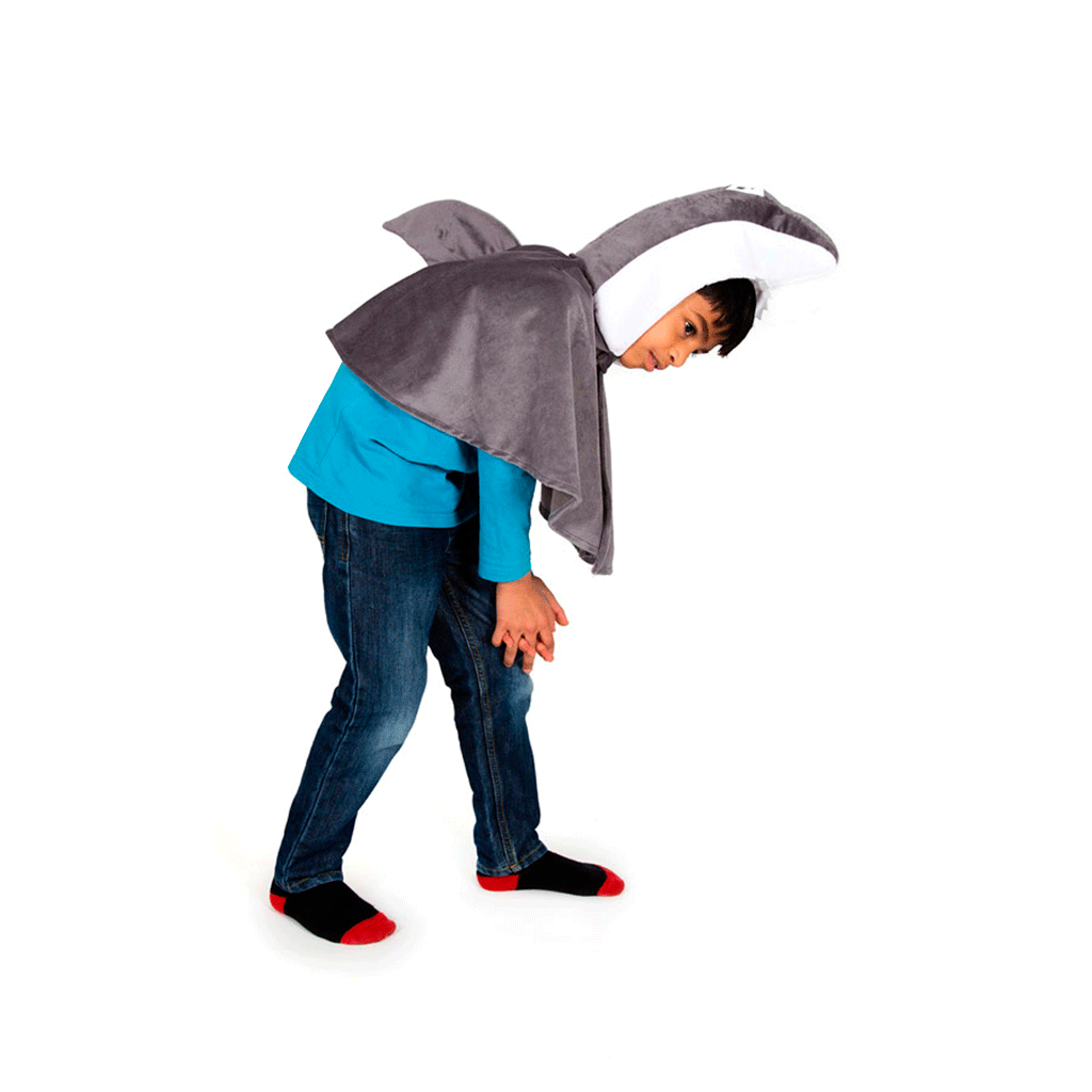 Pretend to bee maskeradkläder, djurdräkt, haj – Storlek 3-7 år