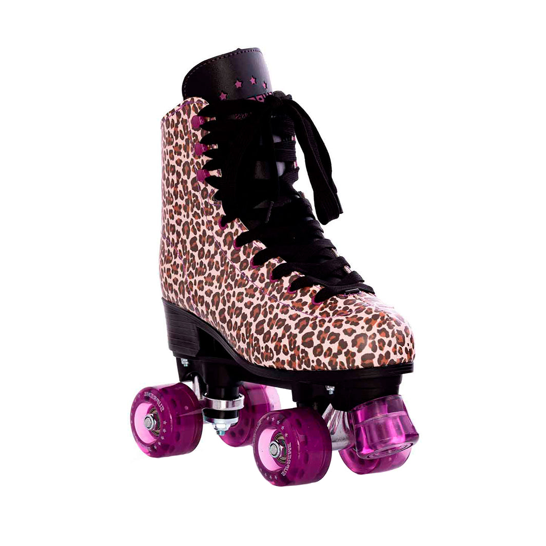 Supreme Rollers, Side by Side-rullskridskor, Del Rey Leopard - stl. 31-42