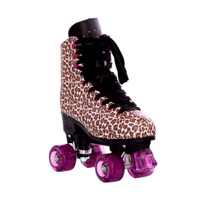 Supreme Rollers, Side by Side-rullskridskor, Del Rey Leopard - stl. 31-42