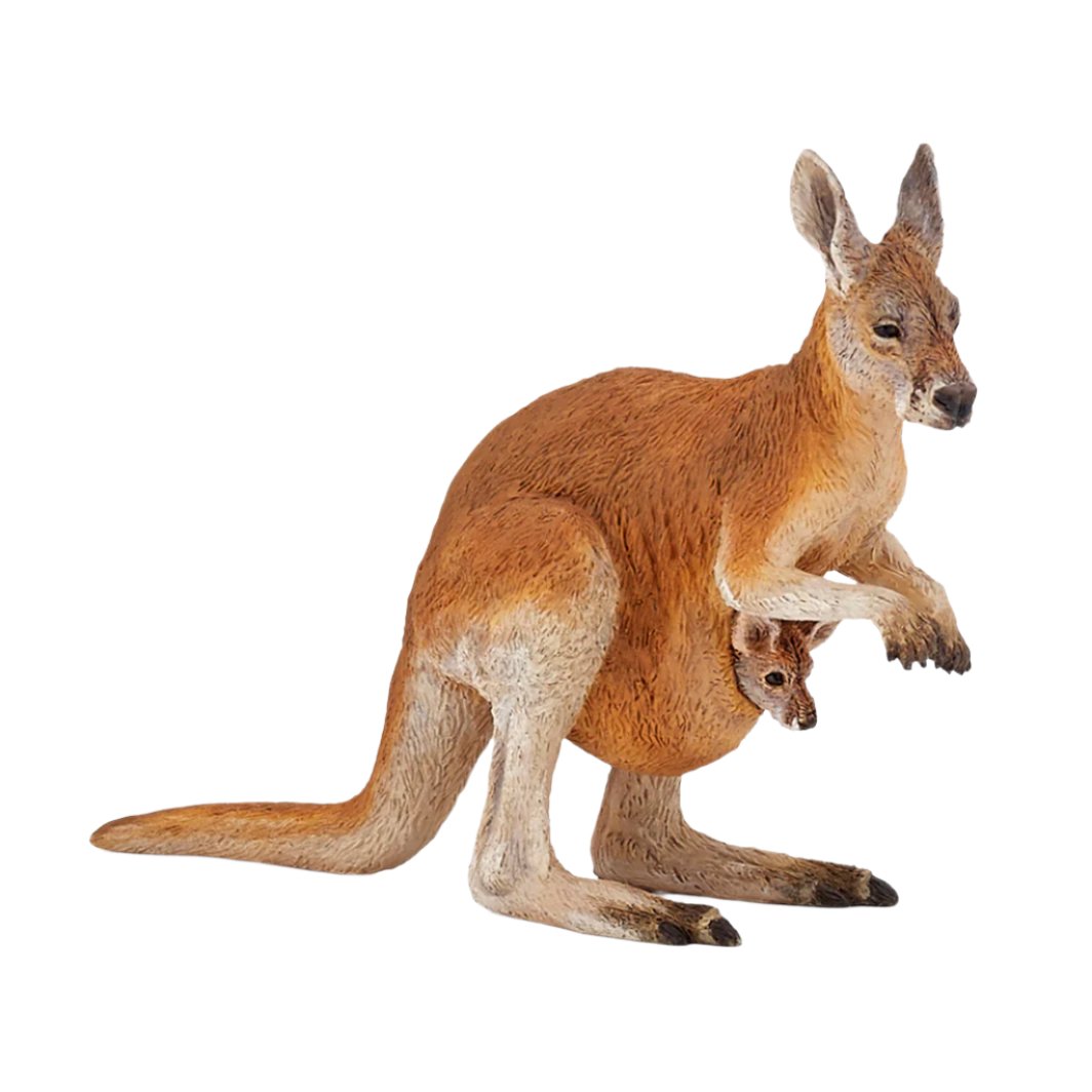 Papo Känguru med unge