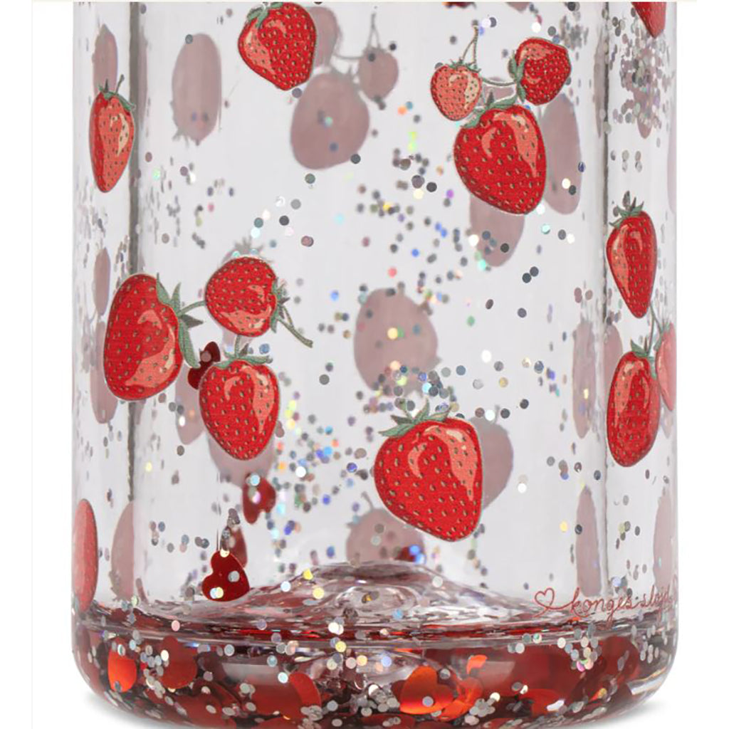 Konges Sløjd Glitter vattenflaska, Fragola