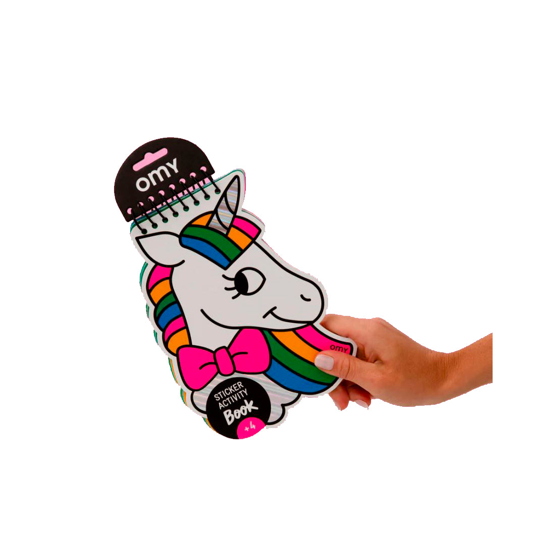 Omy aktivitets notesbog m klistermærker, Lily