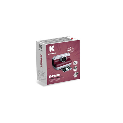 Kidywolf Instant Print-kamera för barn, Röd