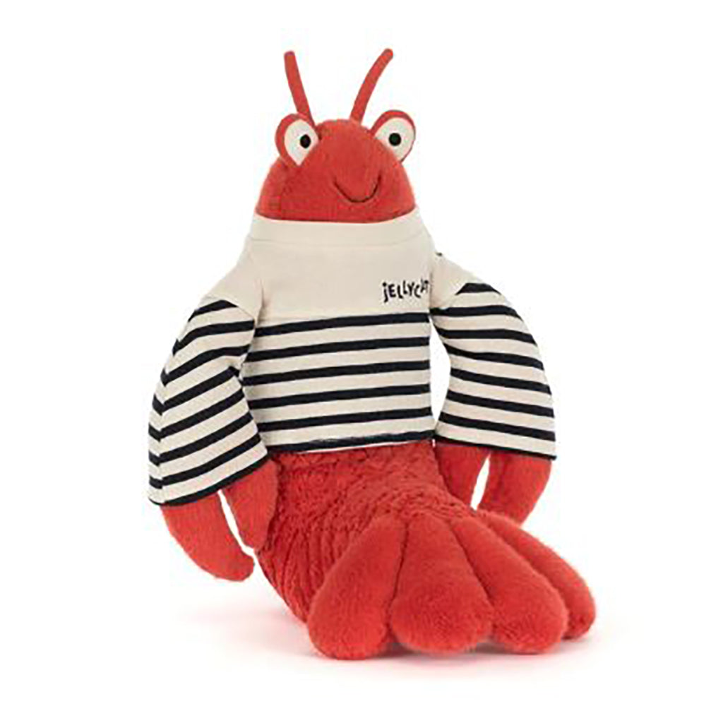 RELEASE 1. JUNI Jellycat mjukdjur, Larry hummer i sjömansoutfit – 28 cm