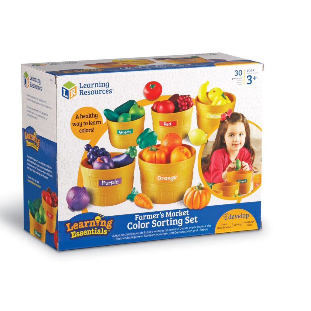 Learning Resources, Lär dig om färger - Sorteringssats med grönsaker och frukter