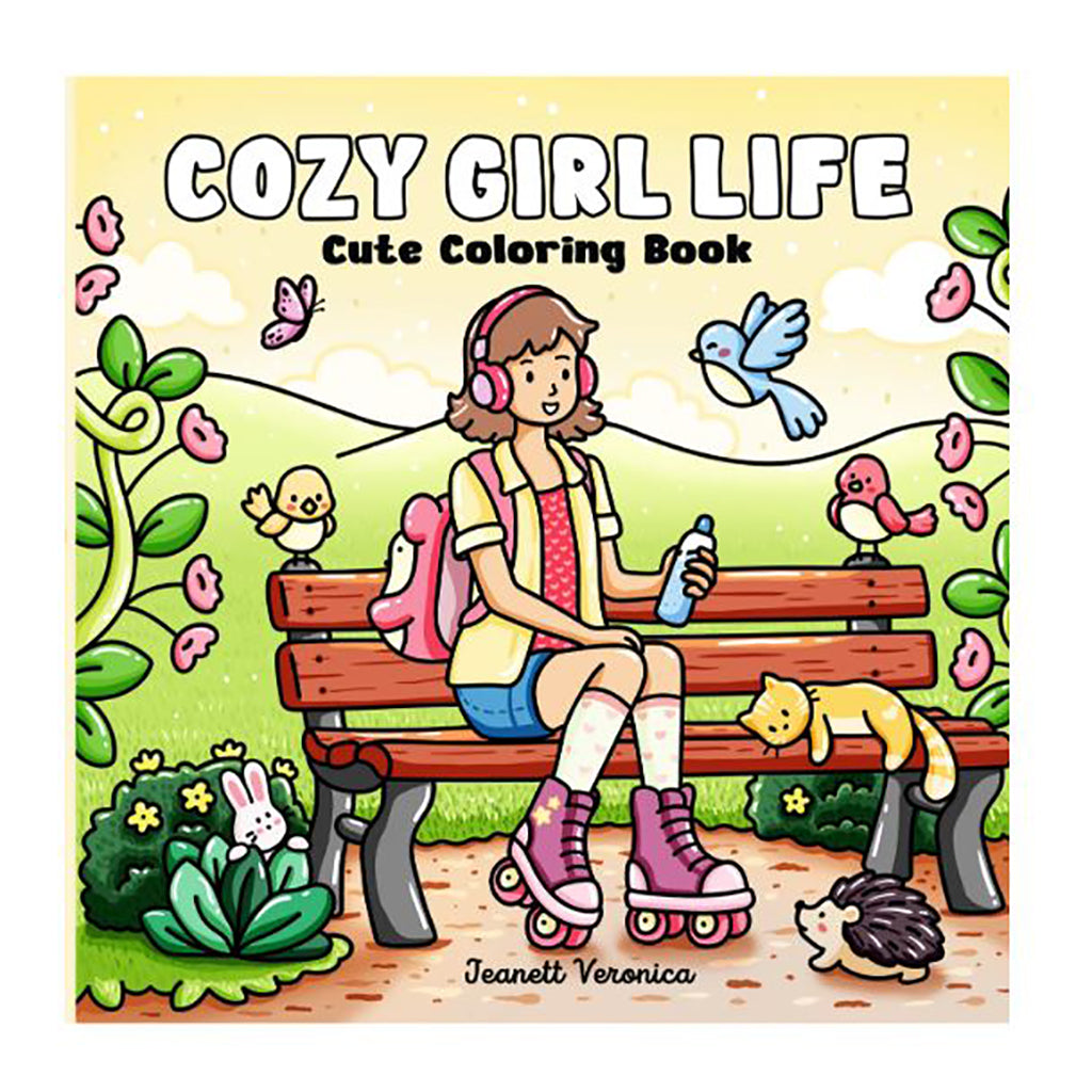 Cozy Girl life målarbok