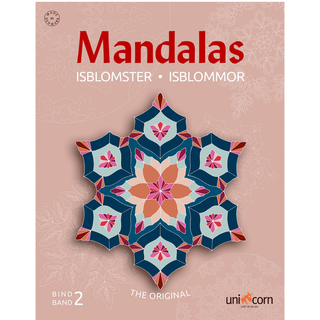 Mandalas målarbok, magiska isblommor del 2 - från 8 år