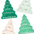 Meri Meri paptallerkener, Juletræ med sløjfe - 8 stk.