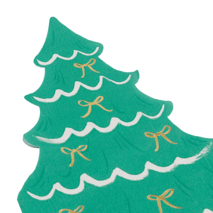 Meri Meri servietter, Juletræ med sløjfe - 16 stk.