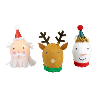 Meri Meri overraskelseskugler, Julefigurer - 3 stk.