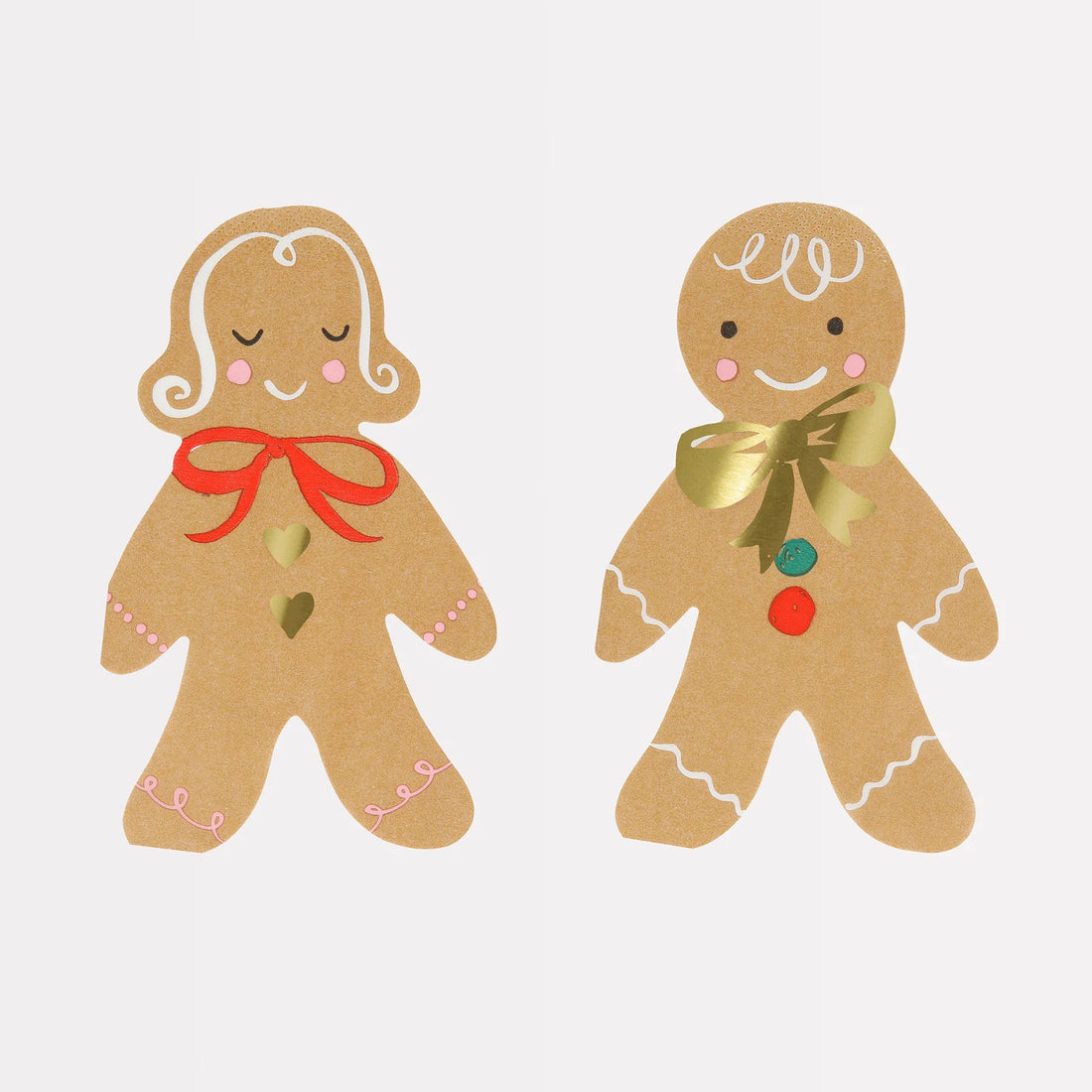 Meri Meri julservetter, Gingerbread, 16 st.