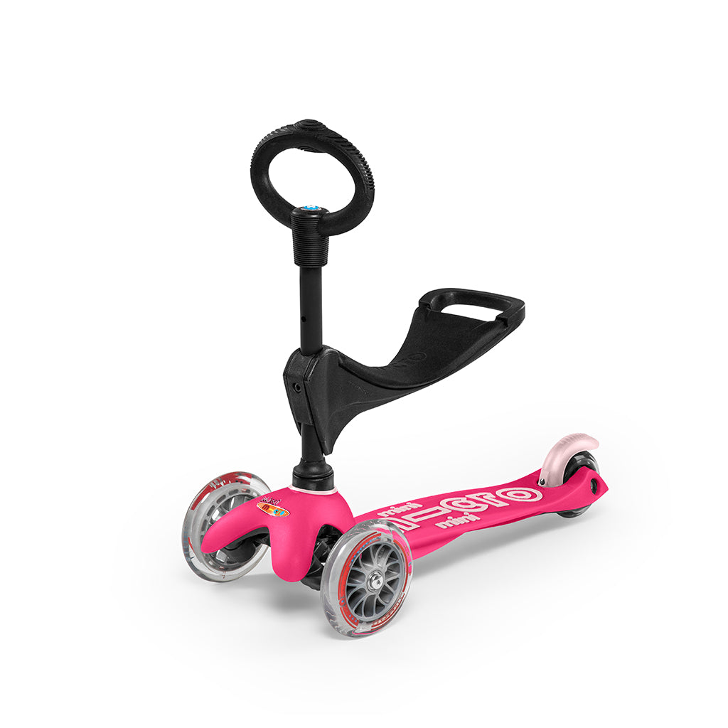 Micro Mini 3-i-1 Deluxe sparkcykel - Rosa