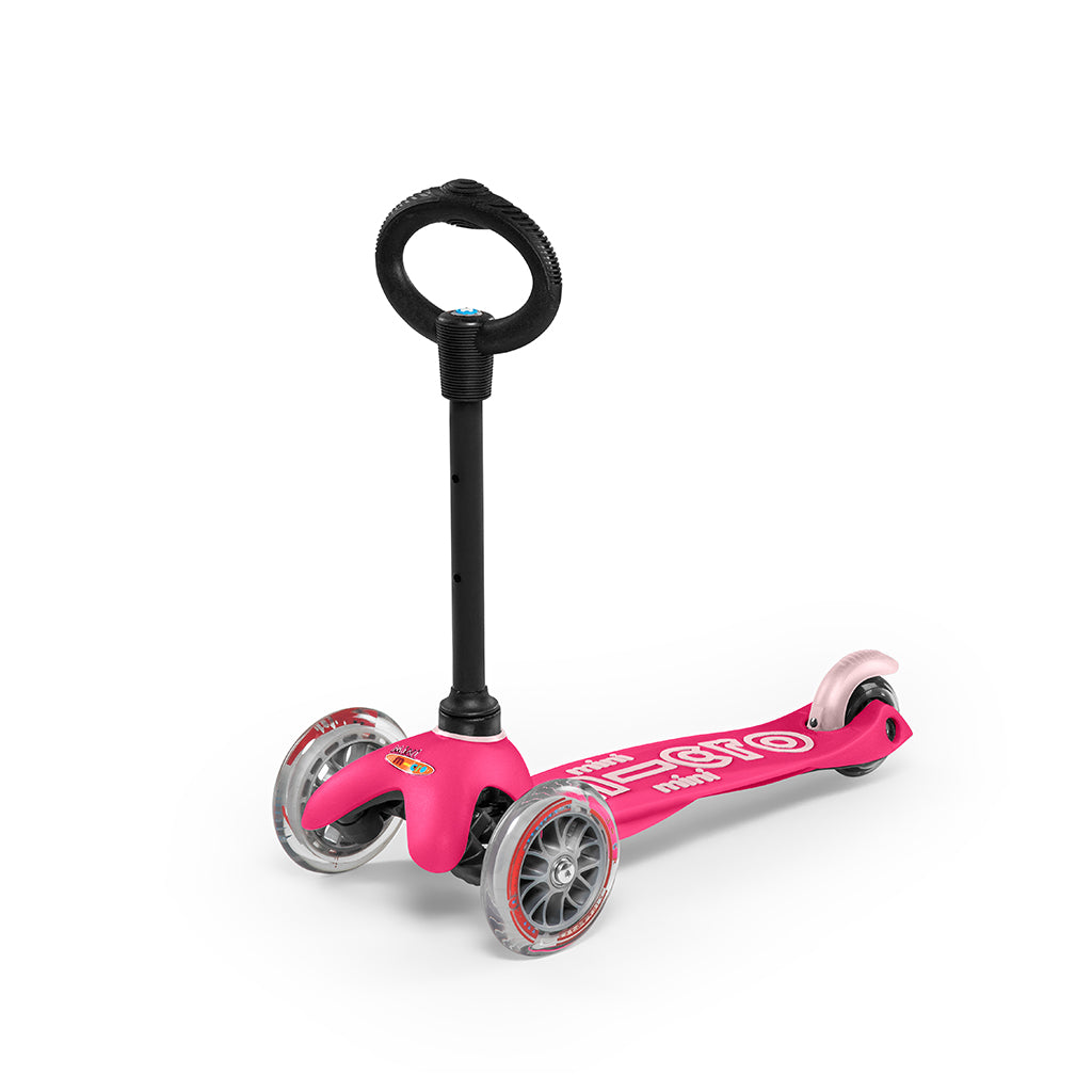 Micro Mini 3-i-1 Deluxe sparkcykel - Rosa