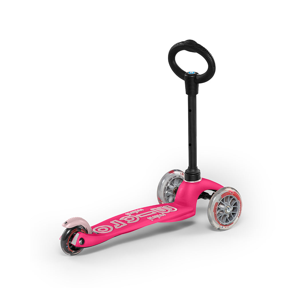 Micro Mini 3-i-1 Deluxe sparkcykel - Rosa