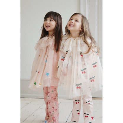 Konges Sløjd Glitter fe-utstyr, Ma grande cerise, cape och skor – skostorlek 23-30