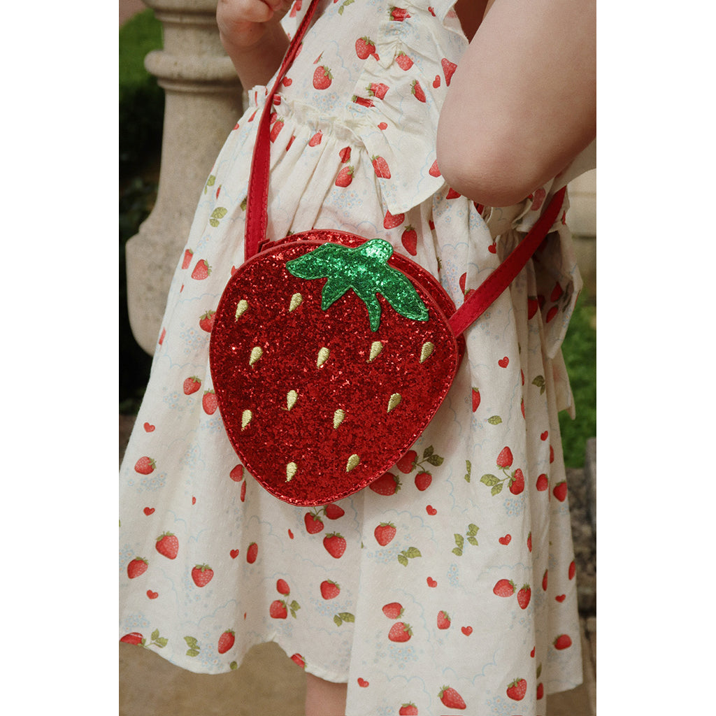 Konges Sløjd Tut Strawberry crossbody-väska för barn