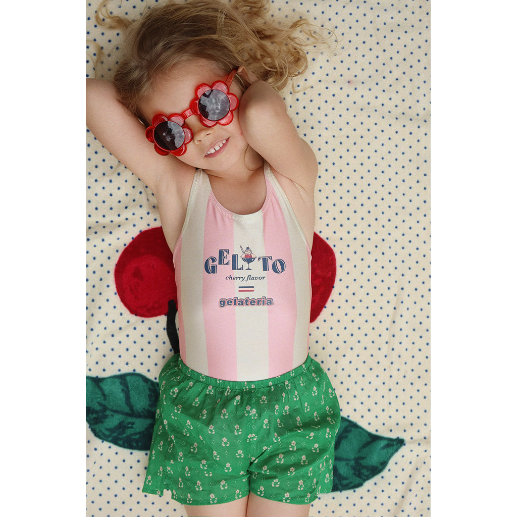 Konges Sløjd junior solglasögon, Flower - Red