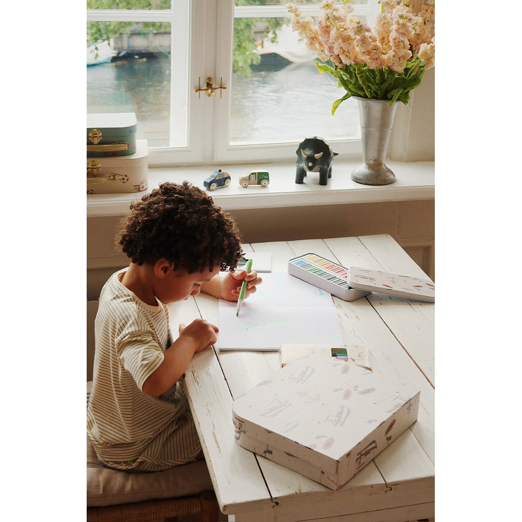 Konges Sløjd resväska för den lilla konstnären, Little artist - Sail away