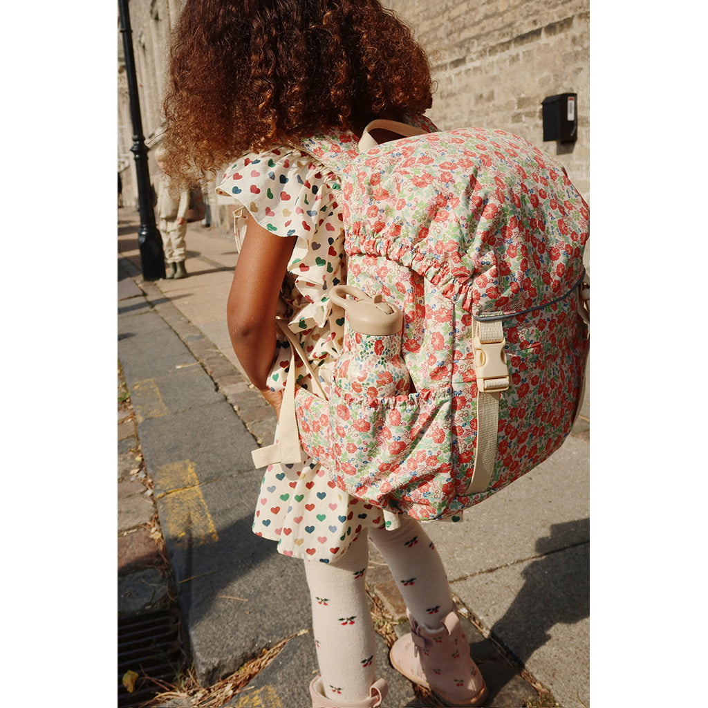 Konges Sløjd Clover skolväska med gymnastikpåse och regnskydd - Kaluka