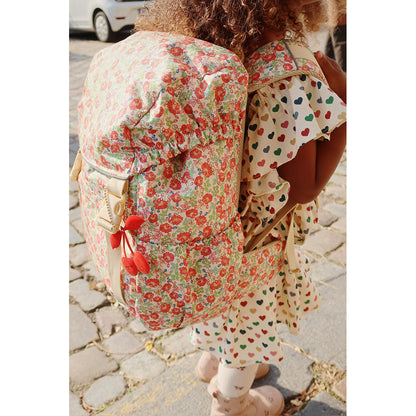 Konges Sløjd Clover skolväska med gymnastikpåse och regnskydd - Kaluka