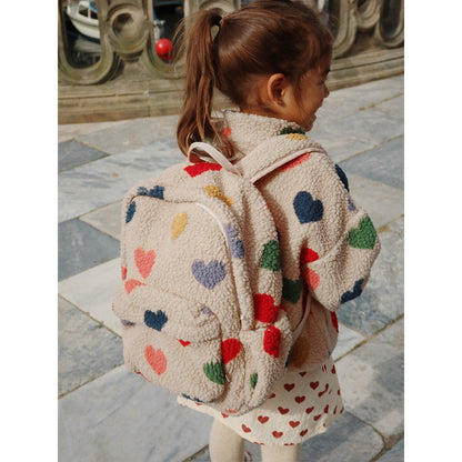 Konges Sløjd Jody Teddy ryggsäck, Bon Coeur Coloré