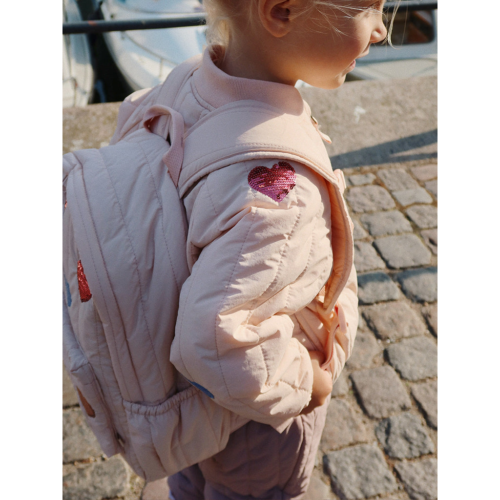 Konges Sløjd Juno Midi ryggsäck med paljettmotiv, Cameo Rose