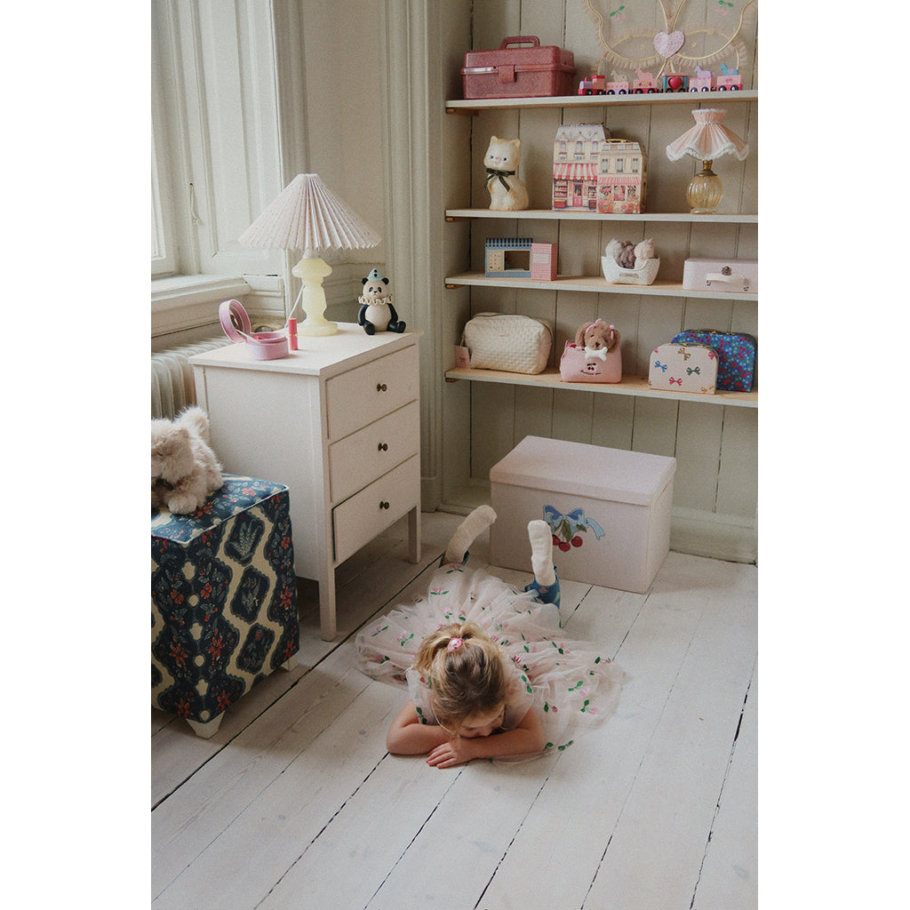 Konges Sløjd, tygförvaringslåda, stor - Cherry bow