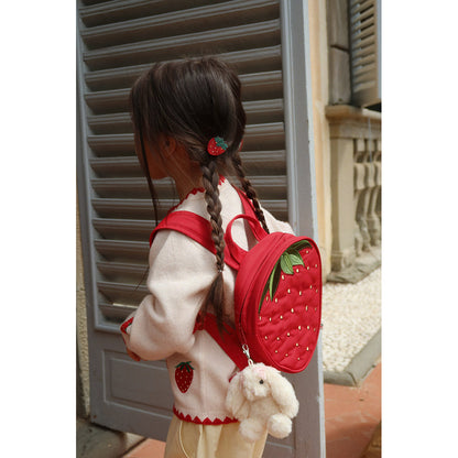 Konges Sløjd väska nyckelring, White bunny