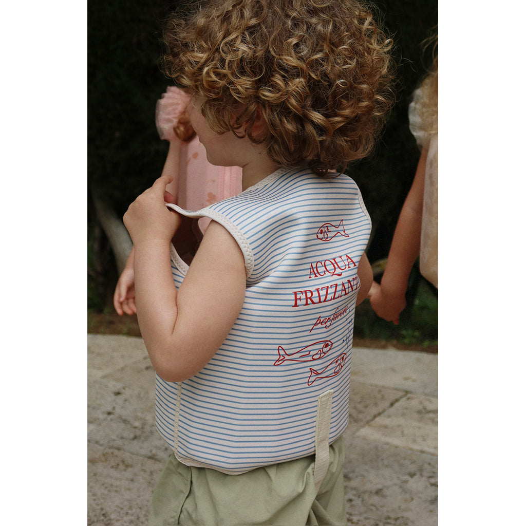 Konges Sløjd Ellis simväst, Stripe blue