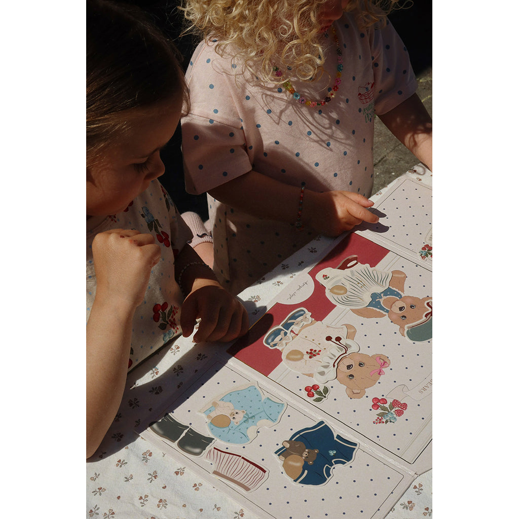 Konges Sløjd Klistermärkesbok, My sticker world - Multi