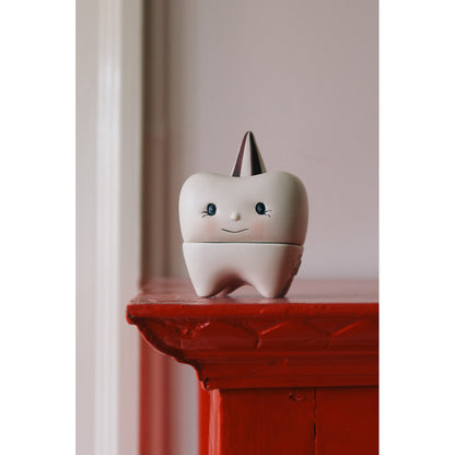 Konges Sløjd ask för mjölktänder, Off-white