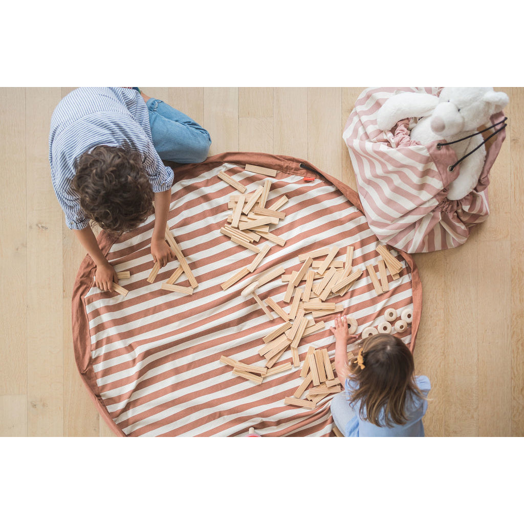 Play&amp;Go To-i-én matta, Stripes brown