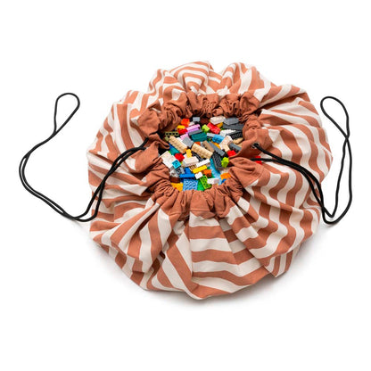 Play&amp;Go To-i-én matta, Stripes brown