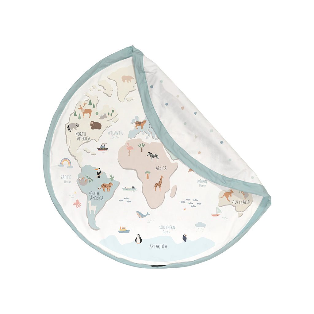 Play&amp;Go To-i-én tæppe, World map