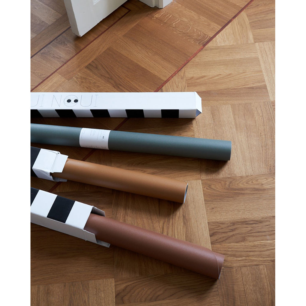 Noui Noui golvmatta, stolunderlägg – Olive hazel gray