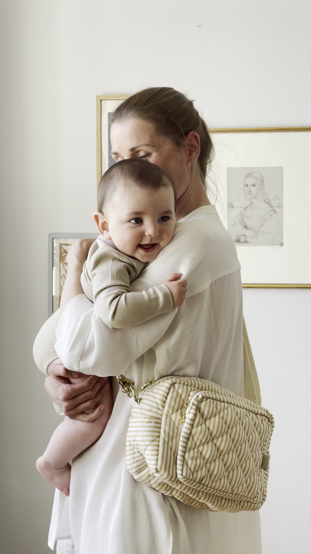 Cam Cam lille pusletaske, Økologisk - OCS - Latte